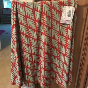 Azure Lularoe skirt
